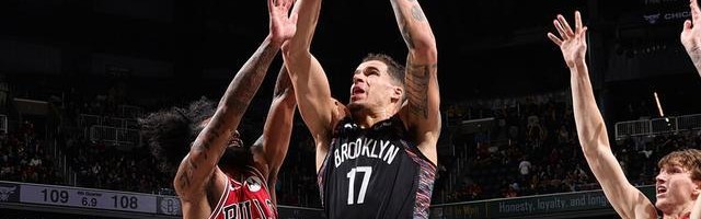 中欧体育登录入口-小波特26+7武切维奇19+6 篮网险胜公牛结束五连败